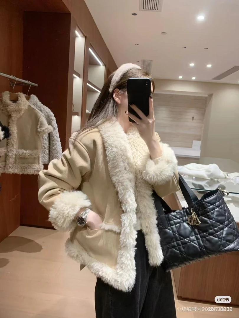 【151-200】春夏小香风秋冬毛毛外套气质合集韩系简约高级