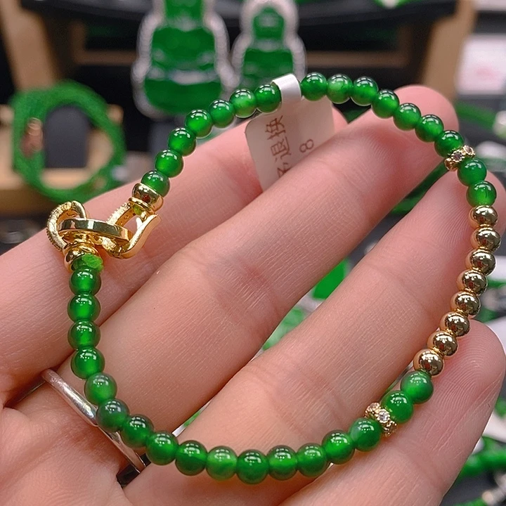 颈饰未镶嵌翡翠翡翠手链