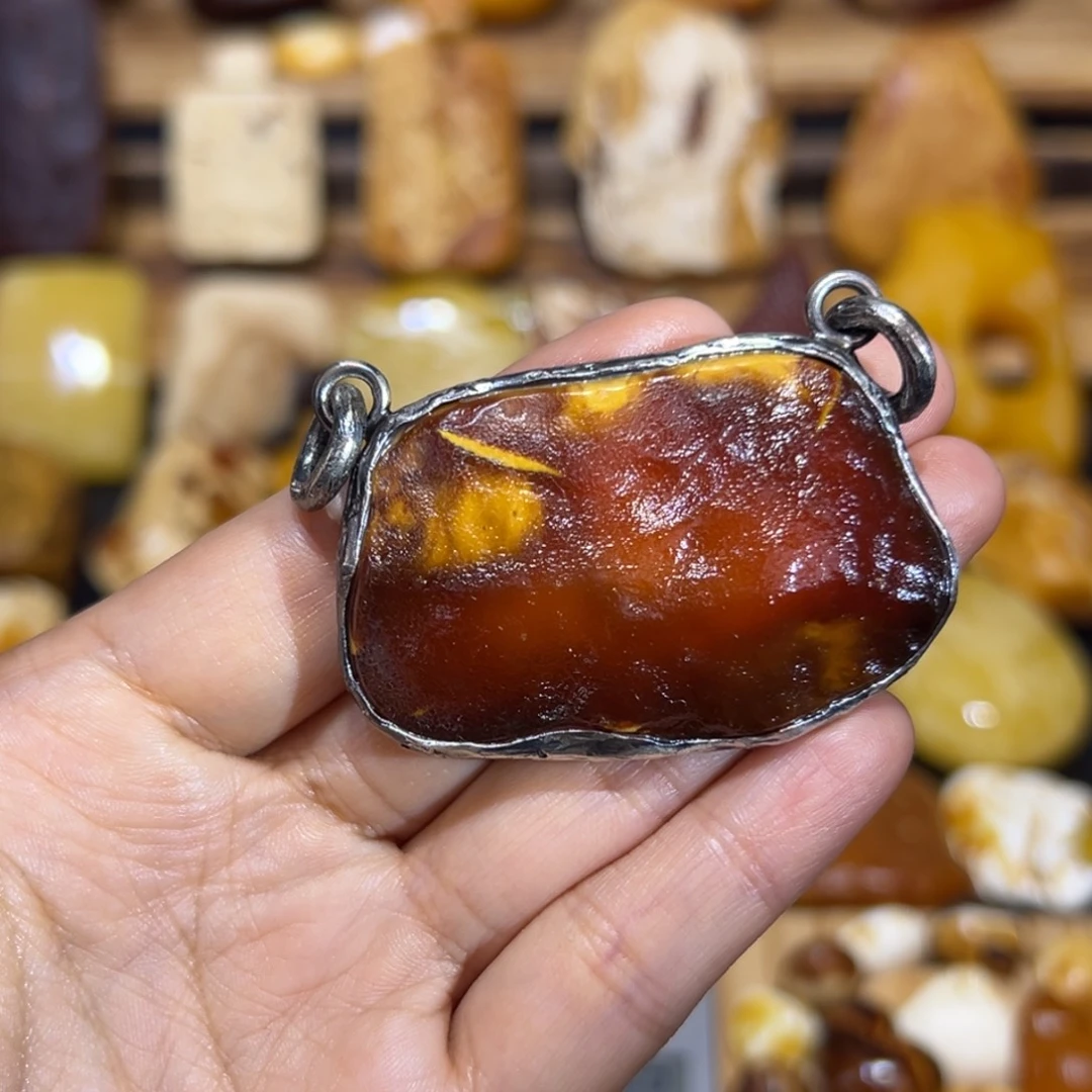 定制琥珀未镶嵌琥珀蜜蜡