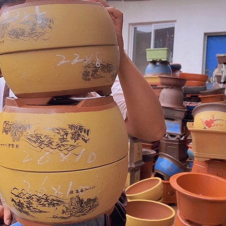 紫砂花盆紫砂花盆