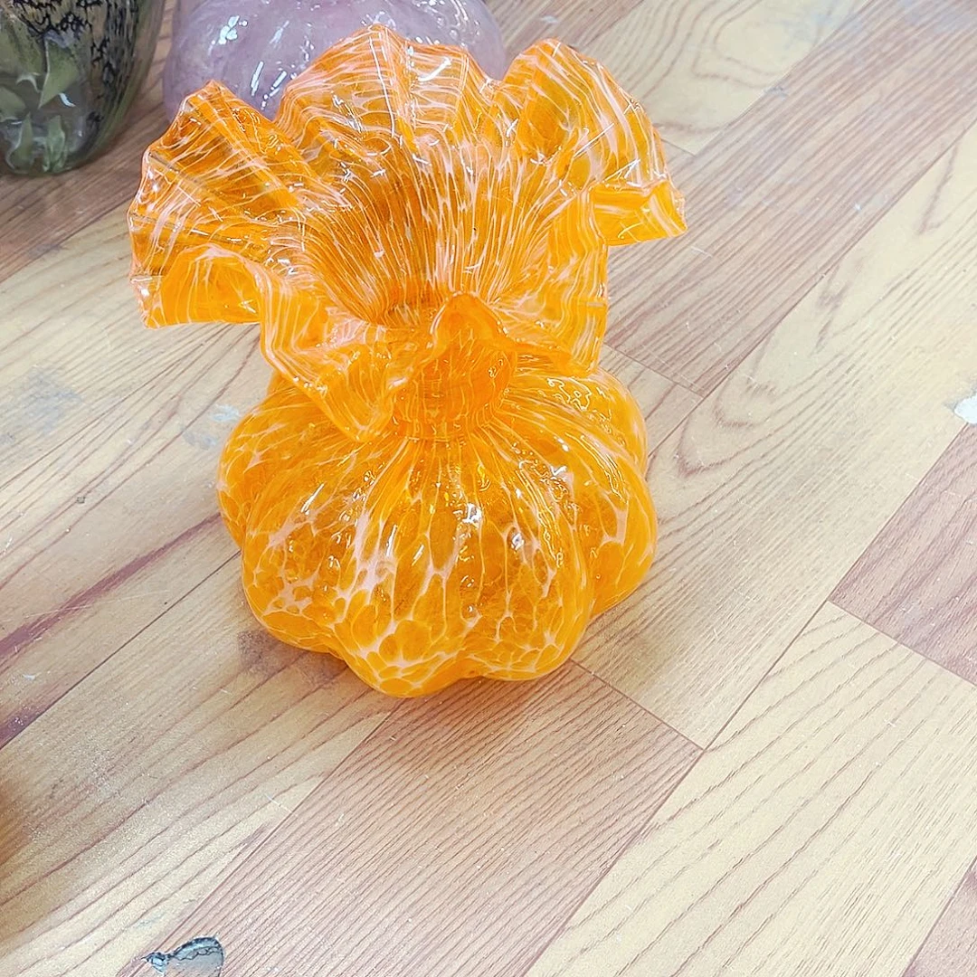 琉璃芬顿家悦琉璃工艺品不完美
