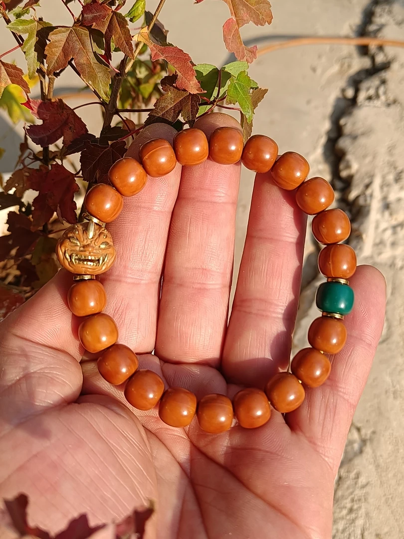 精品猴头老型手串搭配独角恶僧配饰全网火爆款男女同款高油不泡药