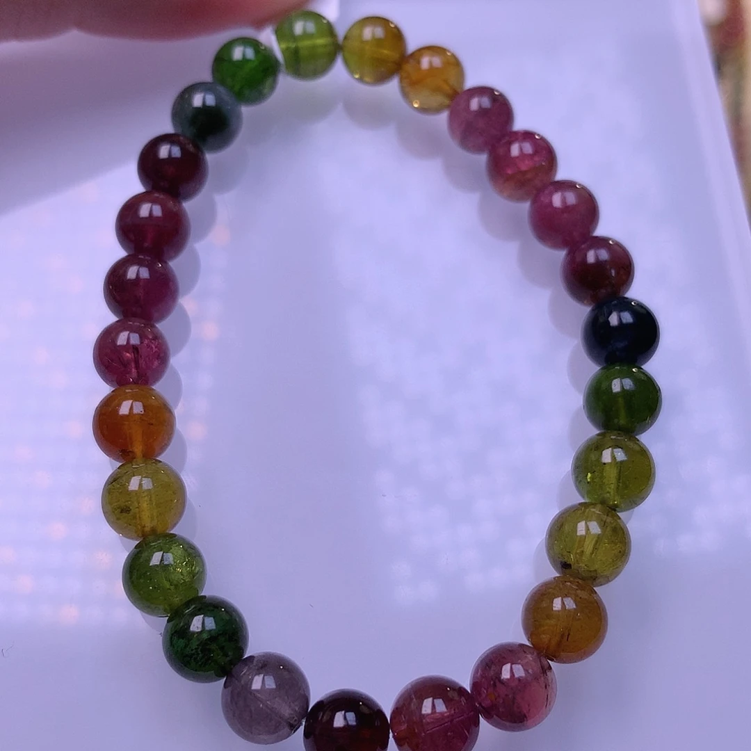 碧玺手串未镶嵌碧玺