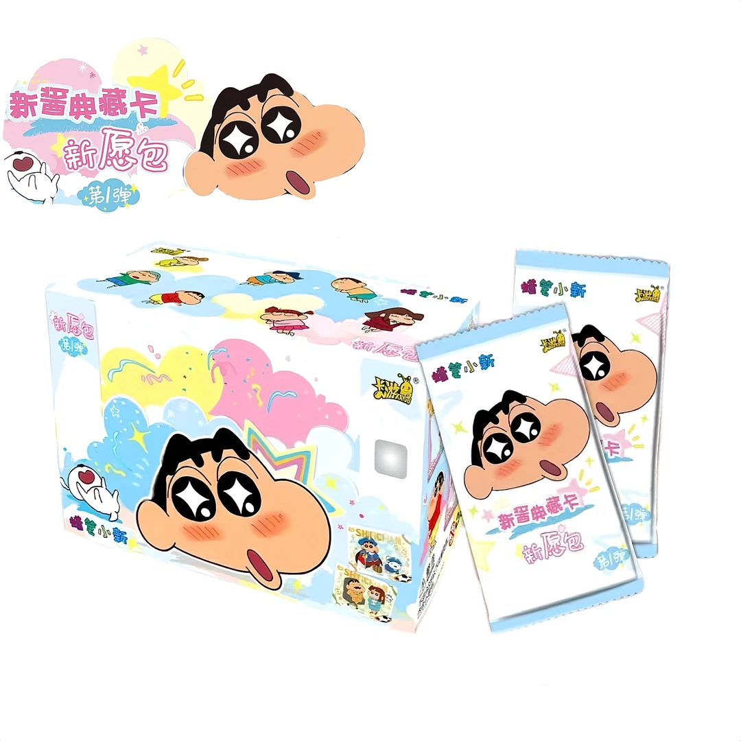 【浮浮】新人尝鲜-卡游蜡笔小新新酱典藏包新愿包第一弹