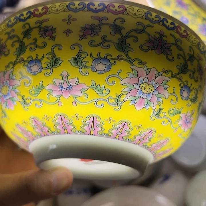琉璃手工艺品六寸和谐盛世陶瓷