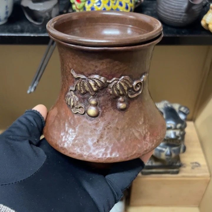 铜中古工艺品摆件