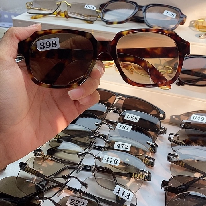 分体款天然水晶石头镜