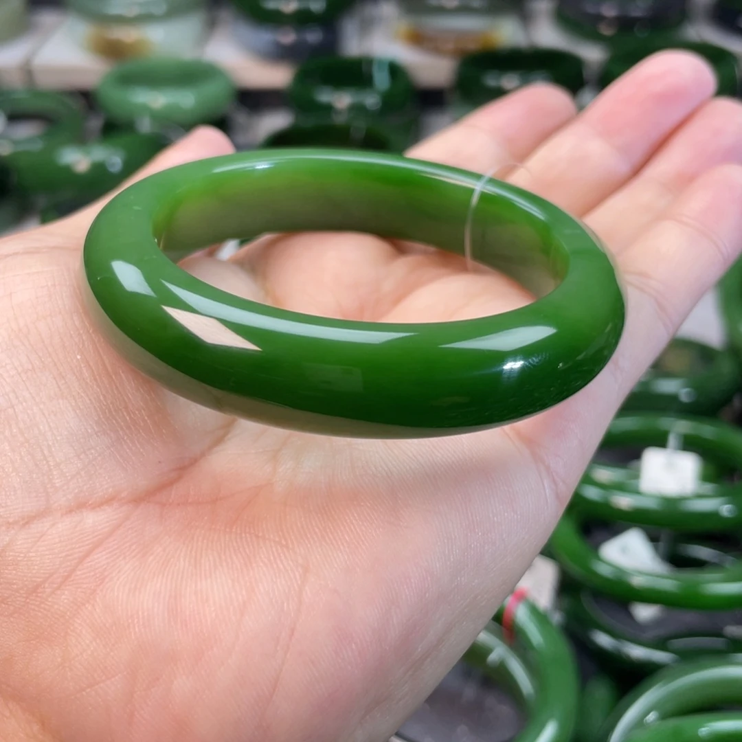 和田玉（碧玉）手镯未镶嵌
