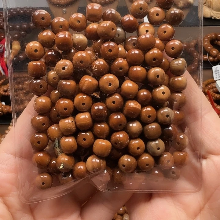 手串库克库克菩提8*9老型珠130颗有冰裂纹