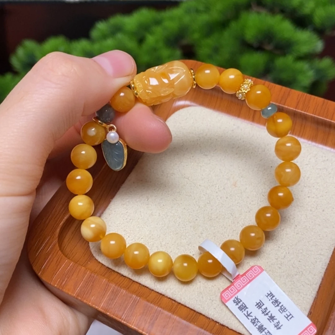 【闪购商品】手链蜜蜡未镶嵌手串