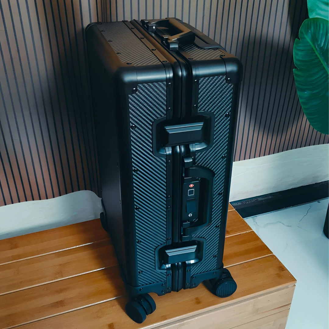 【墨隐星落专属】碳纤维行李箱拉杆箱万向静音轮简约大方男女通用