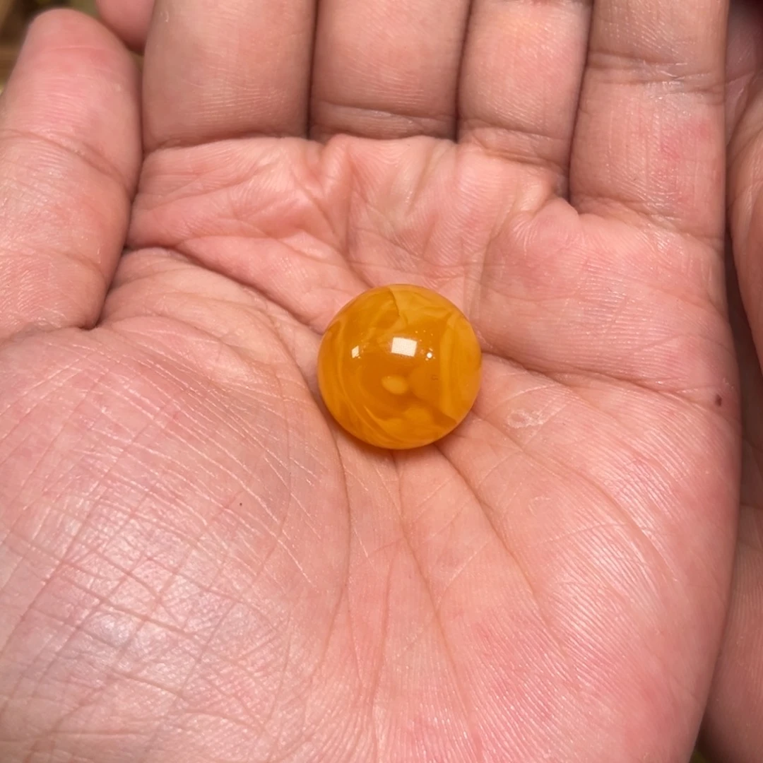 未镶嵌琥珀裸石蜜蜡焦皮蜜糖橘妖19.9