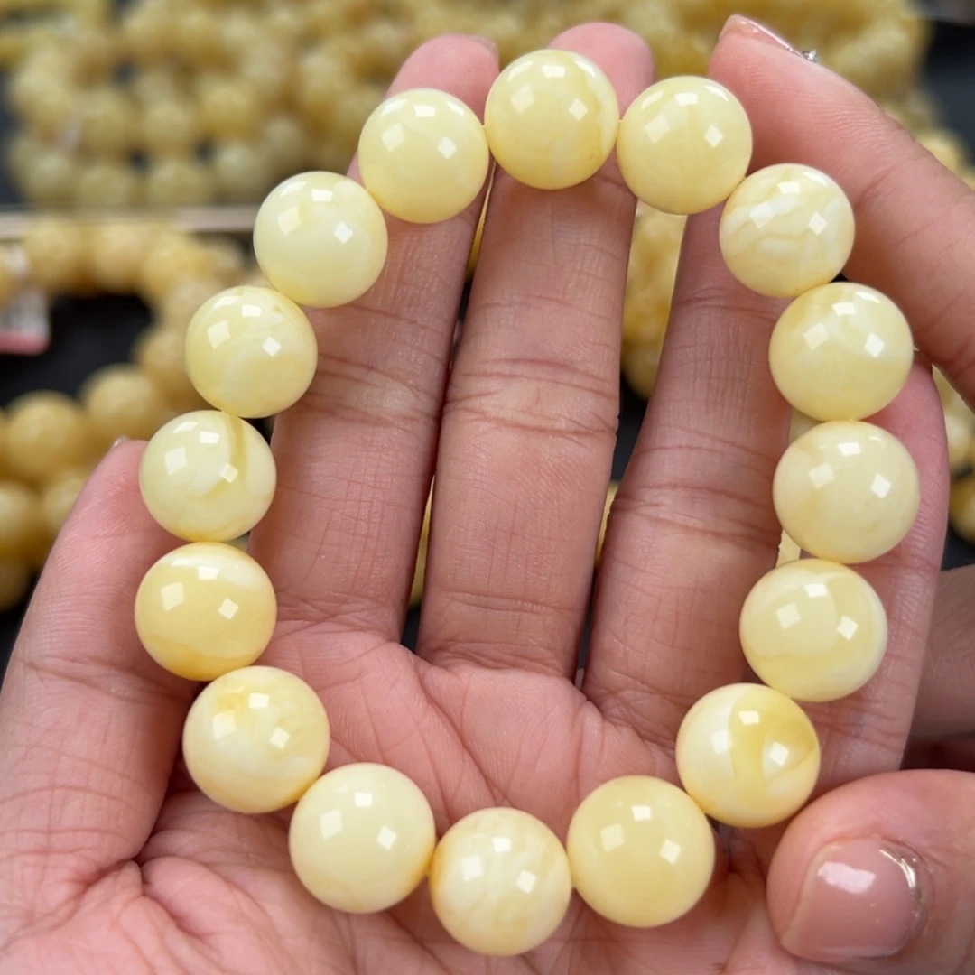 琥珀未镶嵌手链21.2克