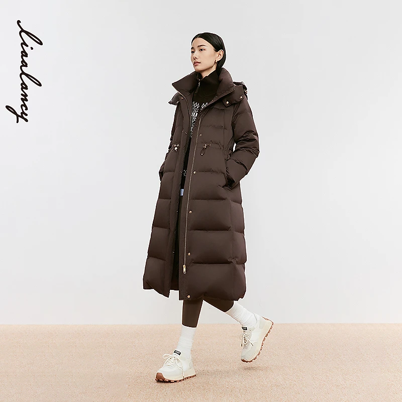 【宋佳同款|匈牙利90白鹅绒】LANCY/朗姿冬新款高克重羽绒服