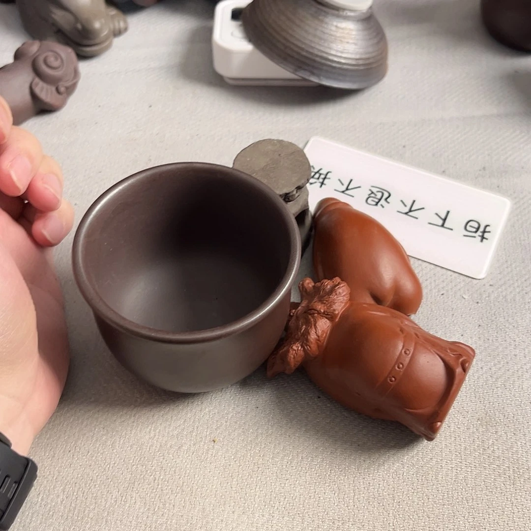 紫砂茶宠一**水紫砂瑕疵