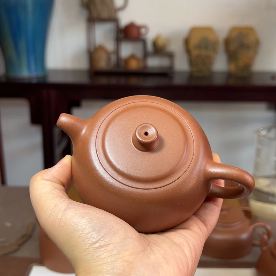 茶壶紫砂花式井栏台西紫泥170