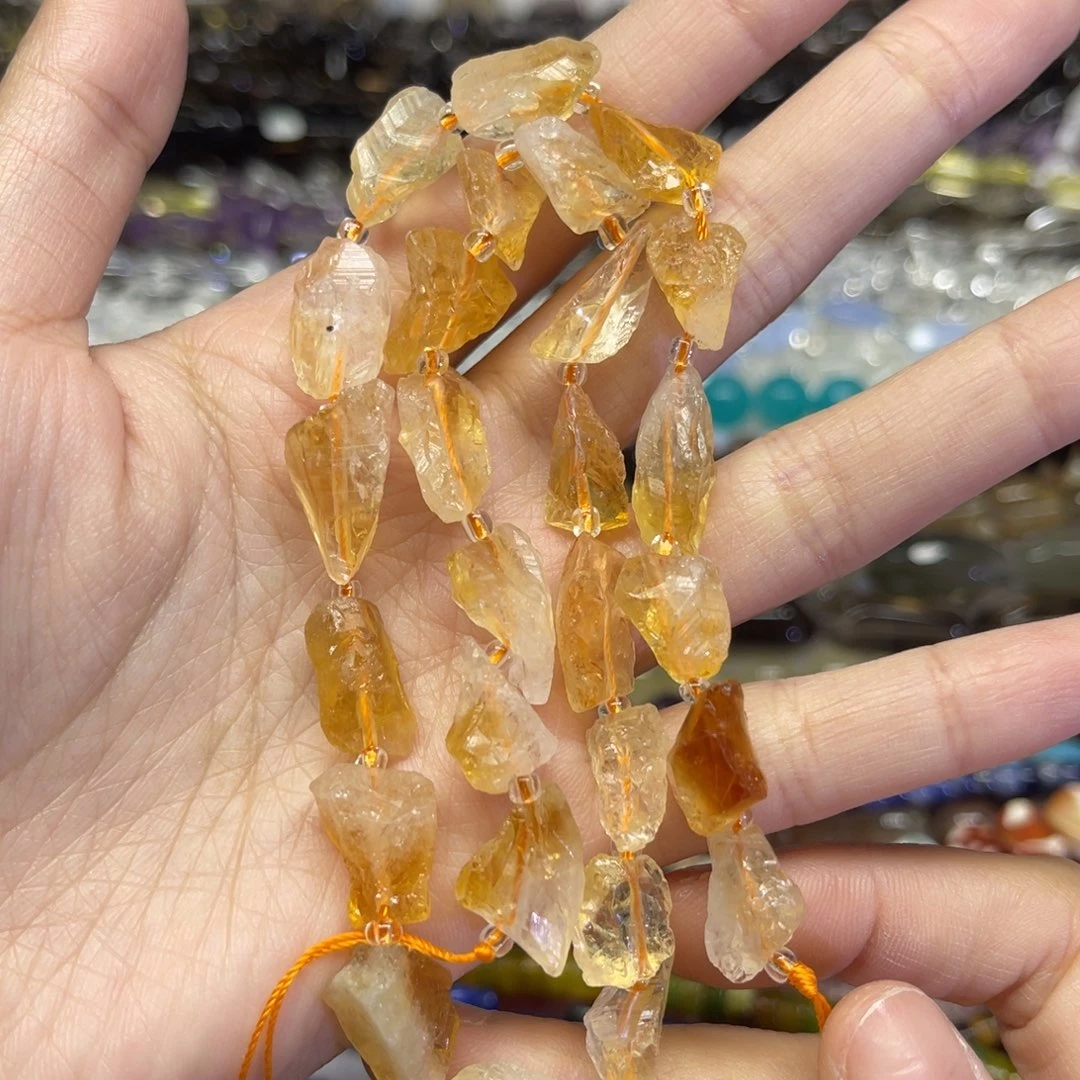 水晶未镶嵌颈饰天然原矿卡11长条38厘米