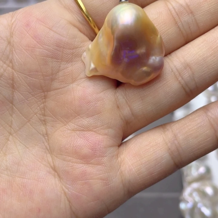 颈饰合金淡水珍珠