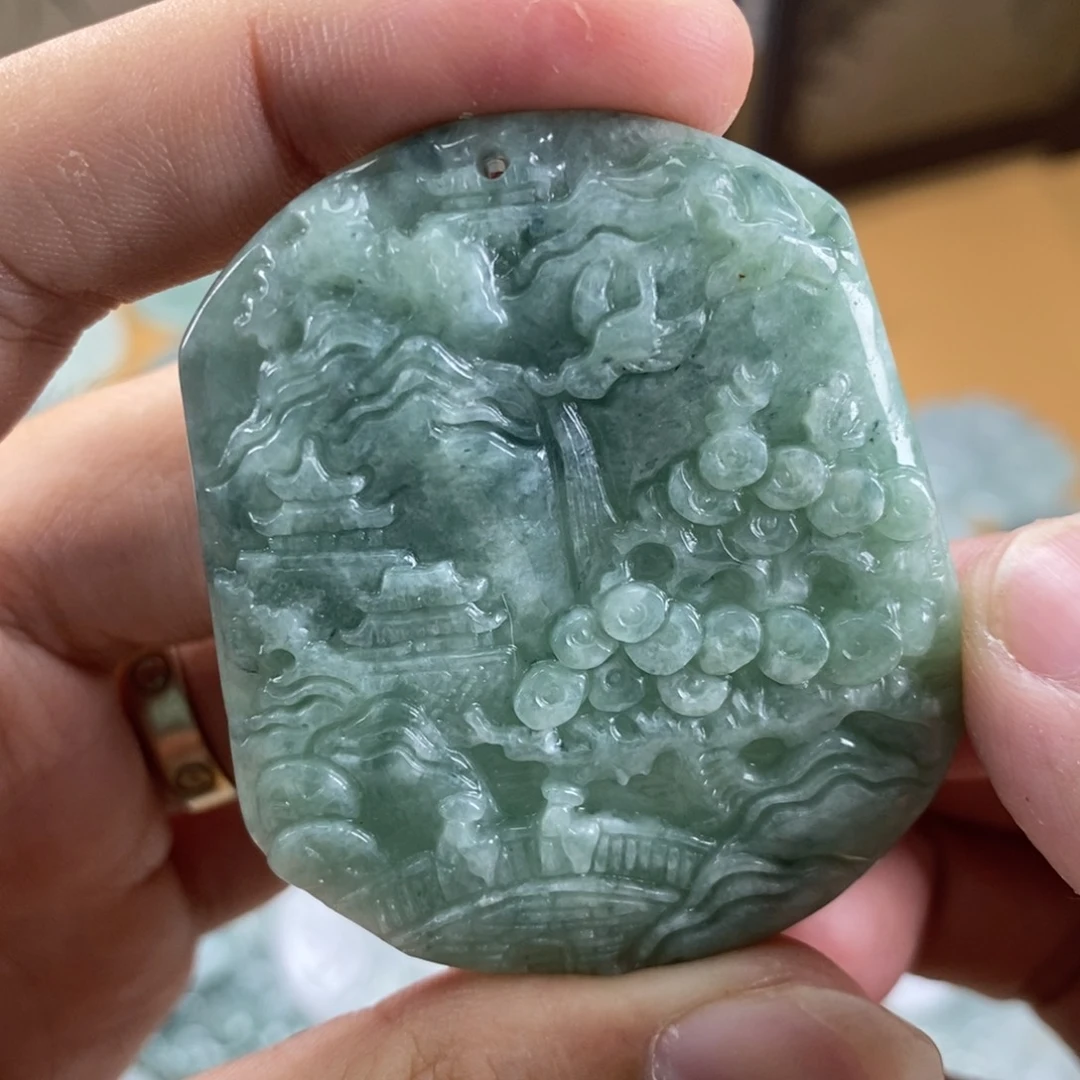 颈饰未镶嵌翡翠翡翠