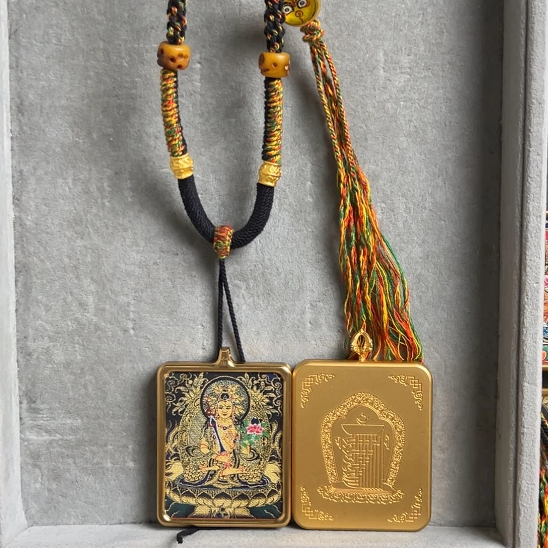 吊坠特*安单面铜壳虚空唐卡