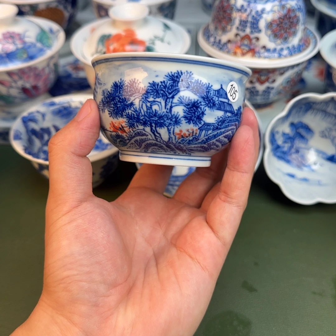 彦祖纯手工手绘茶具105