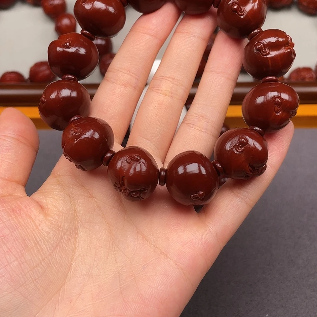 萌***宝橄榄核手串/手链百态