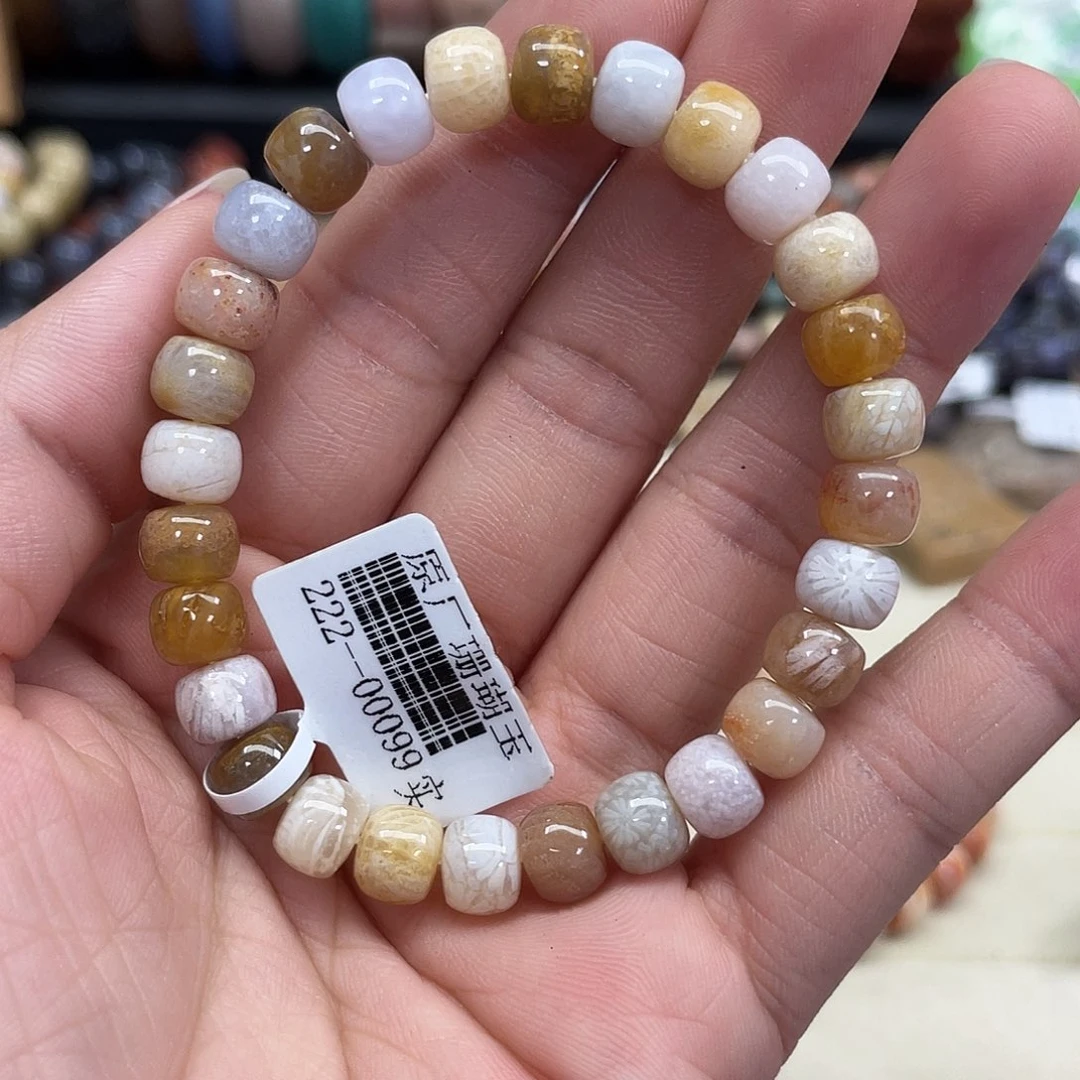 未镶嵌手串硅化珊瑚（珊瑚玉）974
