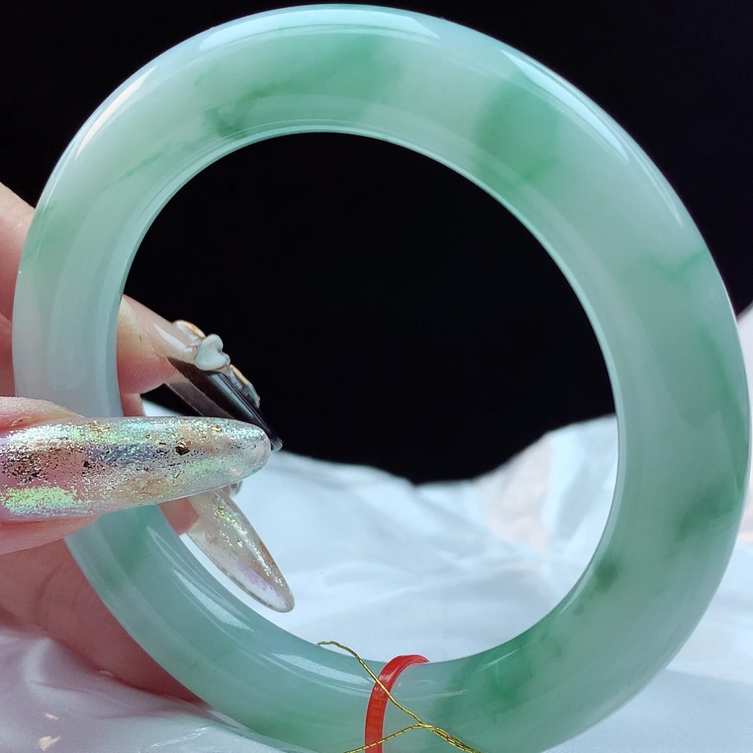 未镶嵌手镯翡翠56圈4734