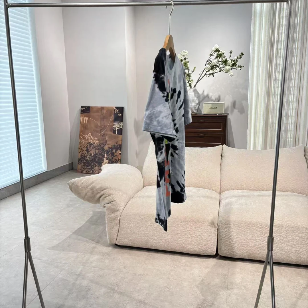 CSY81 街头潮牌风扎染印花字母T恤