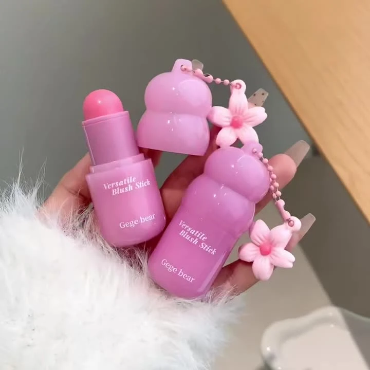 Gegebear玩色多用腮红棒轻薄自然提亮修容国货学生党眼影腮红彩妆