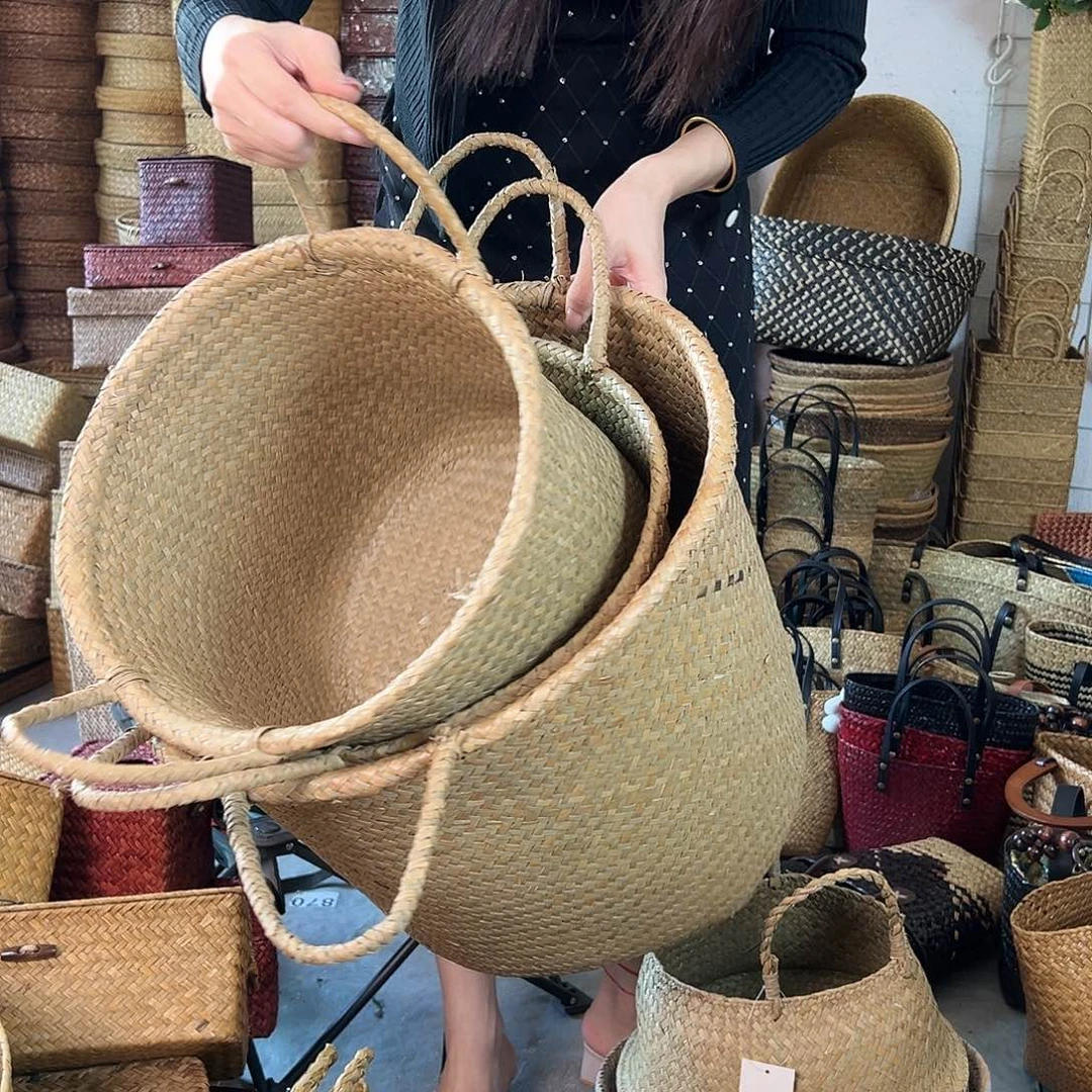 草编草编包/草编收纳盒微瑕疵