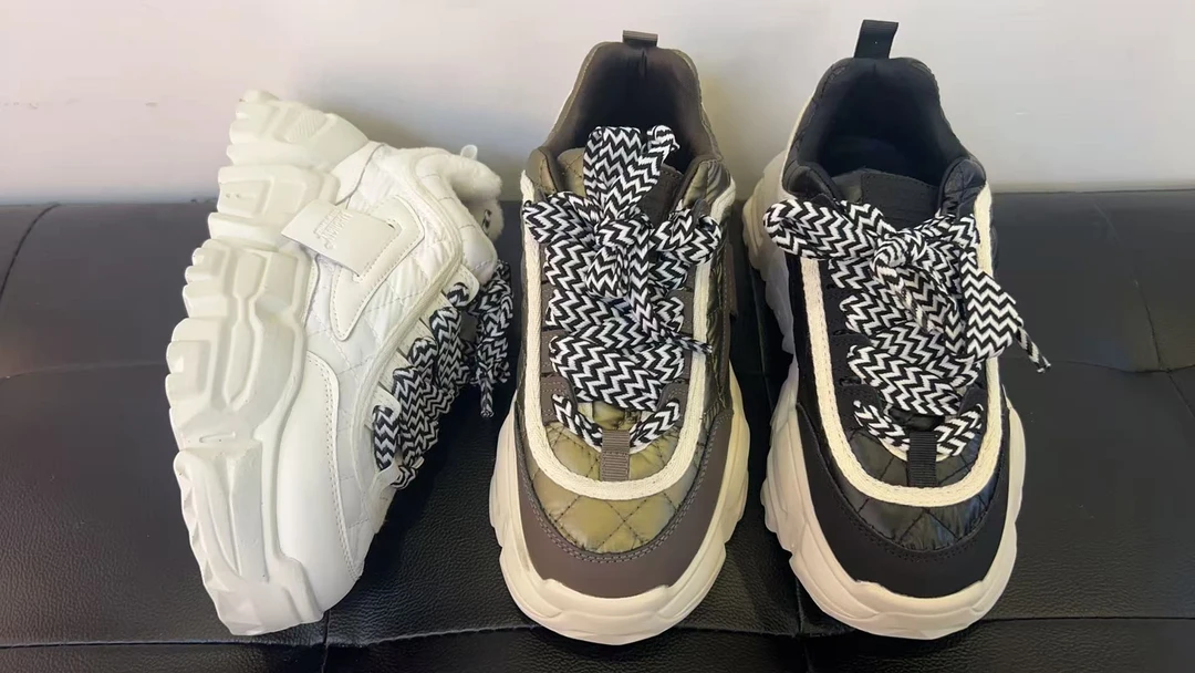 1551-73#时尚百搭厚底老爹鞋