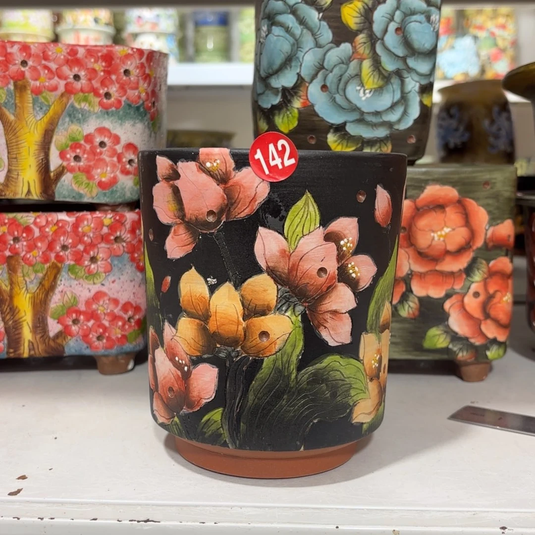 景德镇手绘花盆陶瓷12/15