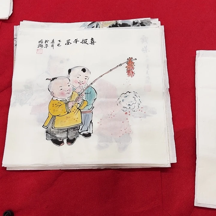 国画花鸟等多种鸟类和