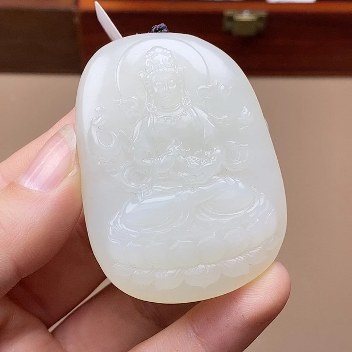 和田玉挂件未镶嵌F