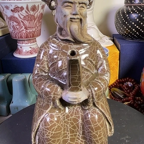 盘飞**藏稀缺精品高货摆件