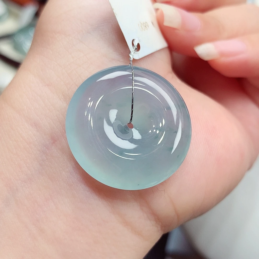 翡翠未镶嵌颈饰翡翠94，26.2/5.7