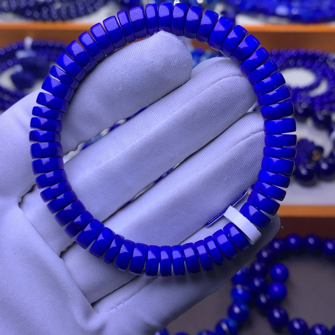 青金石未镶嵌手串8mm