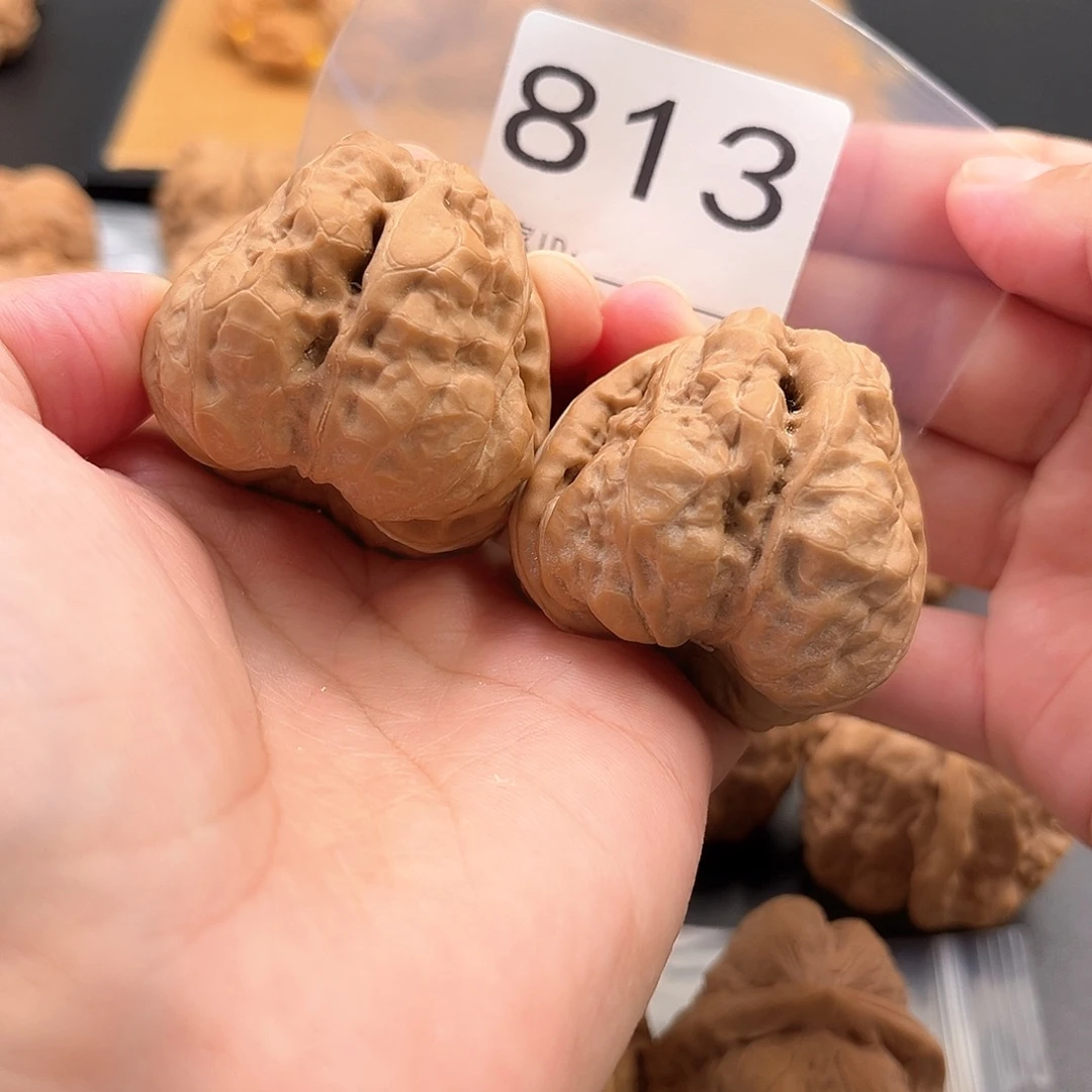 把件文玩核桃蛙蛙精品42肚46