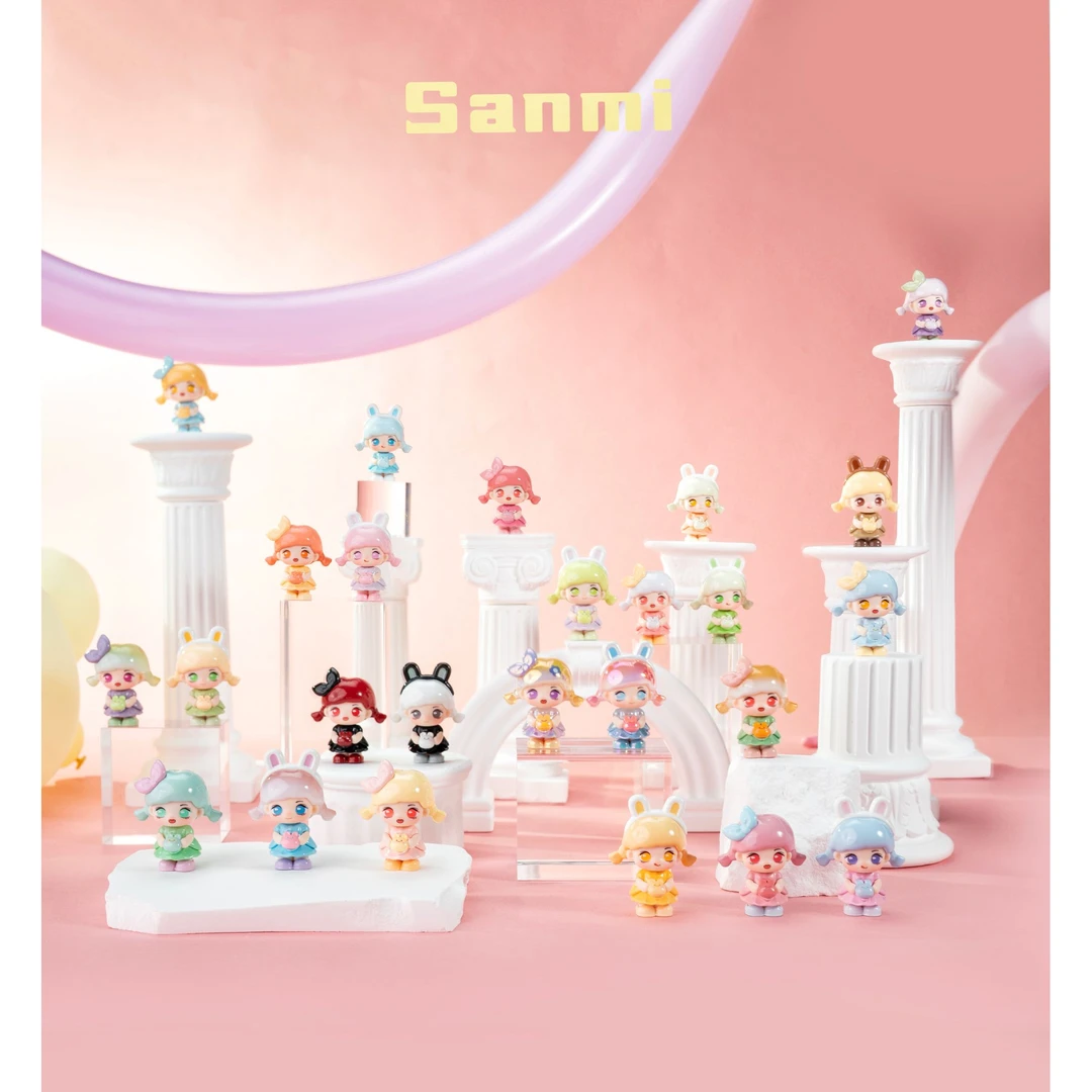 【拆盒拆袋】sammi三咪兔系列可爱萌粒盲盒手办精品摆件潮玩收藏