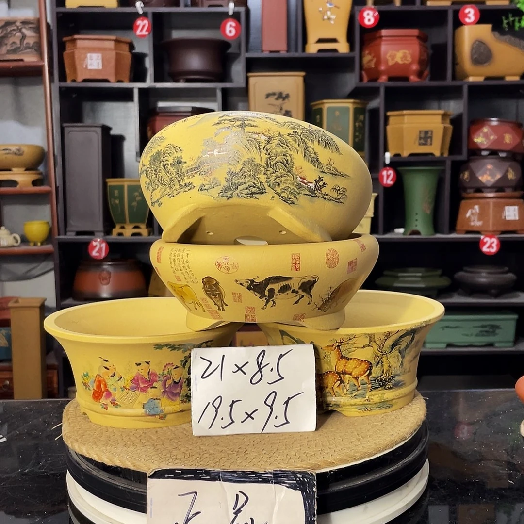 D-盆尚好紫砂花盆