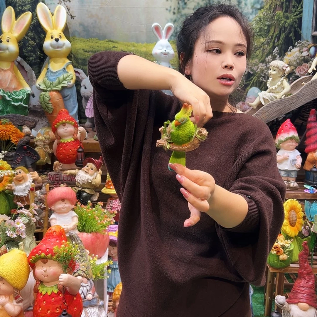 摆件花园摆件红红火火