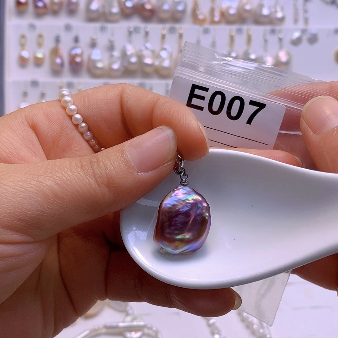 淡水珍珠颈饰银S925镶嵌