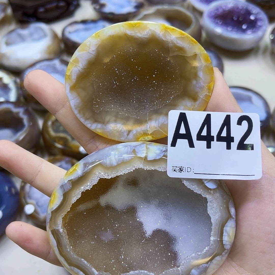 A***夫银S925镶嵌珠宝半成品紫晶A442