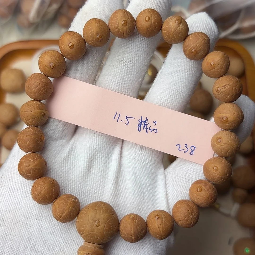 凤眼菩提手串精品正圆单仓手串11.5福利