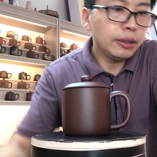 茶杯紫泥老板杯容量460