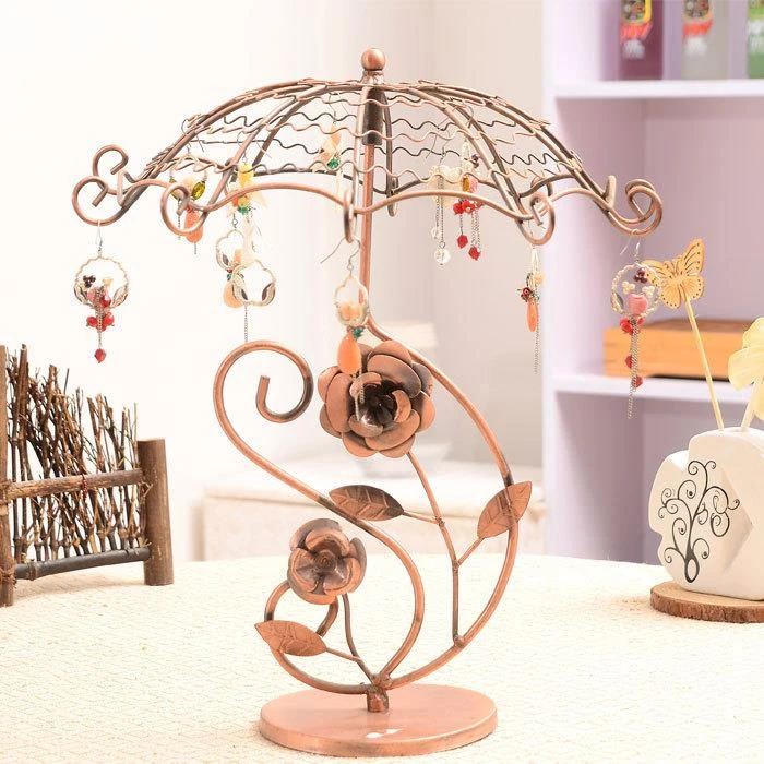 首饰展示架 旋转钥匙袜子手机配件耳环串收纳首饰品架项链