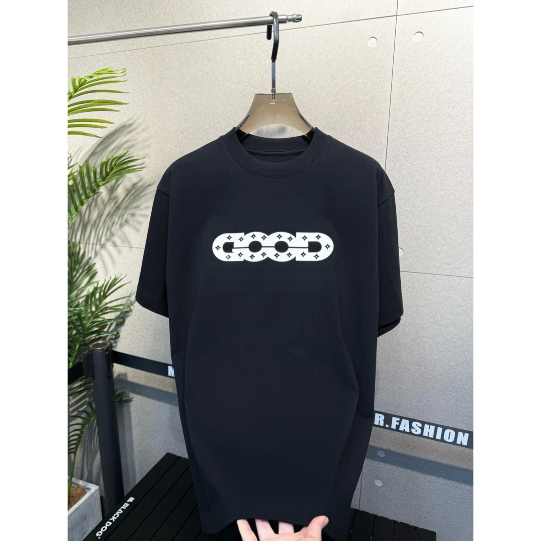 About memory 2025早春新款420克纯棉重磅T恤男女同款宽松圆领