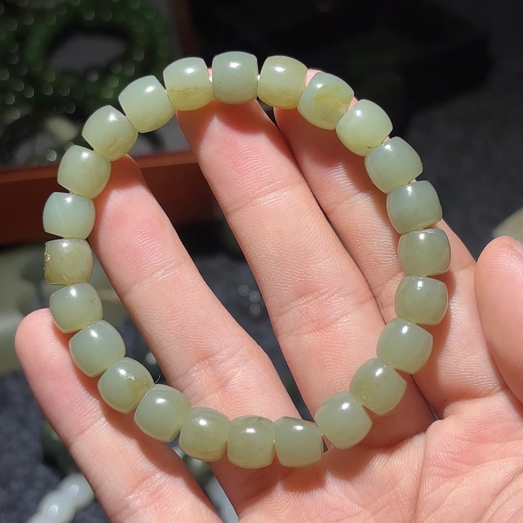 和田玉未镶嵌手链