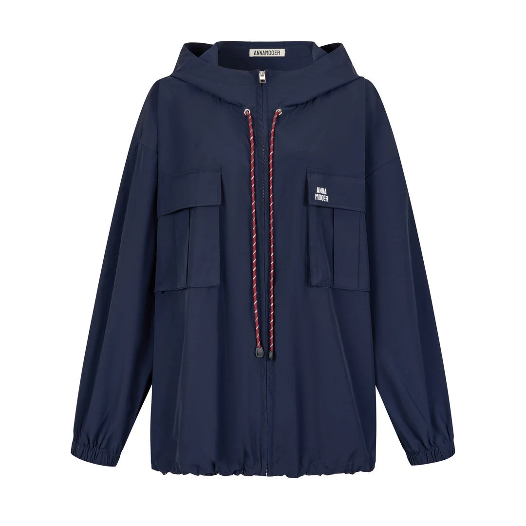 ANNAMOOER 时尚拉链外套